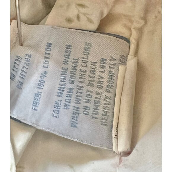 Simply Shabby Chic Queen Floral Cotton Duvet Cover Pink & Green On Light Blue - Picture 5 of 16